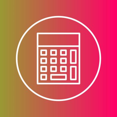 Takvim simgesi soyut arkaplanda izole edildi