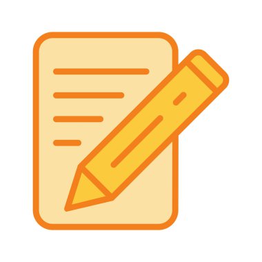  Soyut arkaplanda belge simgesi izole edildi