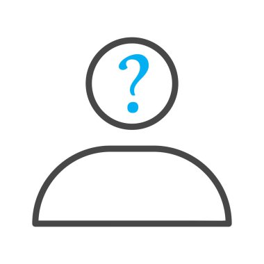 Düşünen zihin simgesi soyut arkaplanda izole