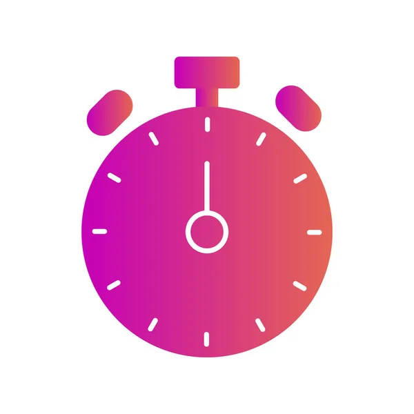 Icono de alarma aislado sobre fondo abstracto — Archivo Imágenes Vectoriales