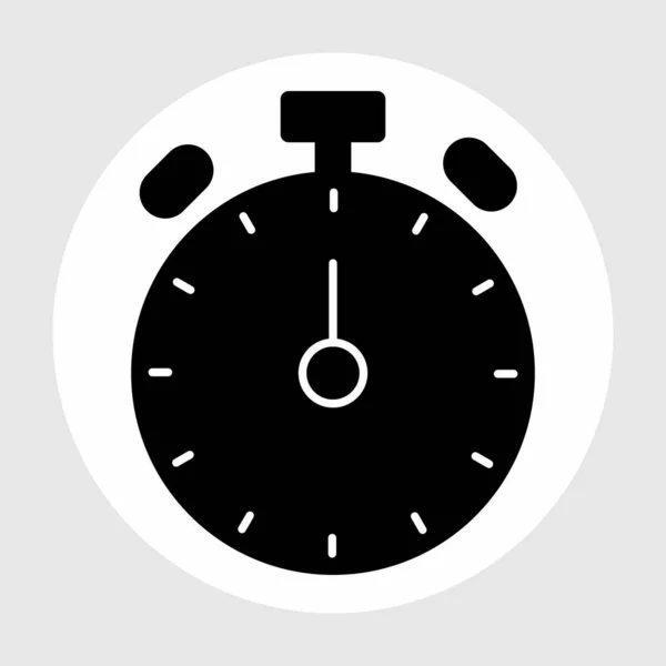 Icono de alarma aislado sobre fondo abstracto — Archivo Imágenes Vectoriales