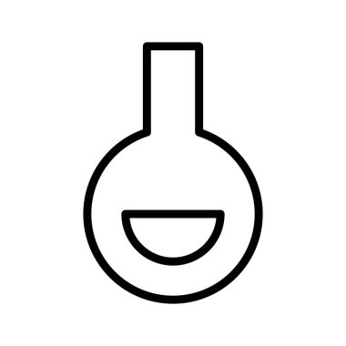 Soyut arkaplanda izole edilmiş matara simgesi