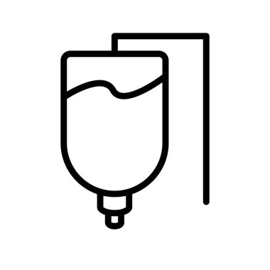 Drip simgesi soyut arkaplanda izole edildi