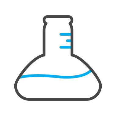 Test simgesi soyut arkaplanda izole edildi