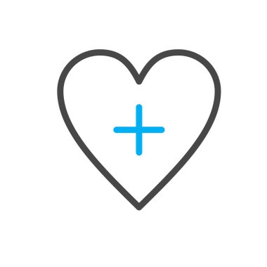  soyut arkaplanda izole edilmiş sağlık simgesi