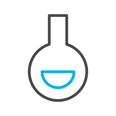 Soyut arkaplanda izole edilmiş matara simgesi