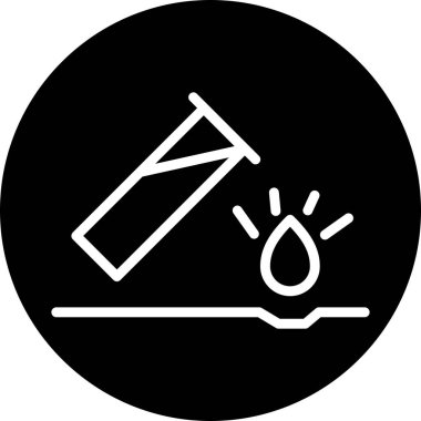 Soyut arkaplanda kan testi simgesi izole edildi