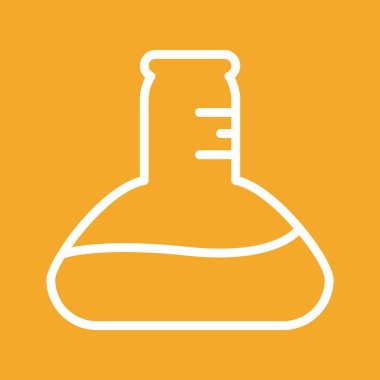 Test simgesi soyut arkaplanda izole edildi