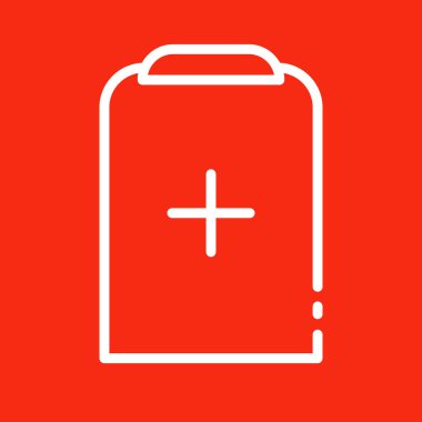 tıbbi pano simgesi soyut arkaplanda izole edildi