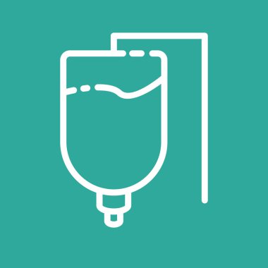 Drip simgesi soyut arkaplanda izole edildi