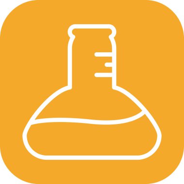 Test simgesi soyut arkaplanda izole edildi