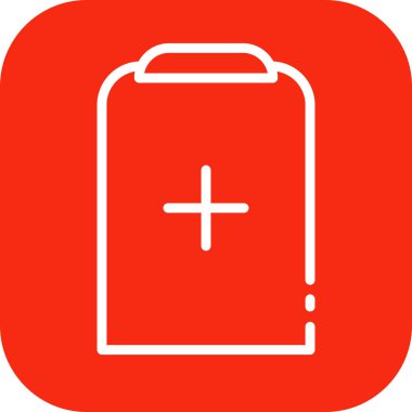 tıbbi pano simgesi soyut arkaplanda izole edildi