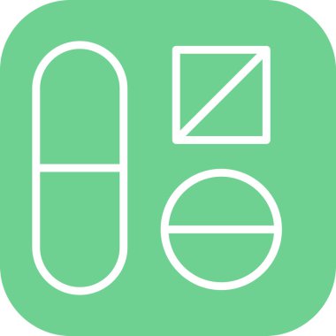 tıp simgesi soyut arkaplanda izole edildi