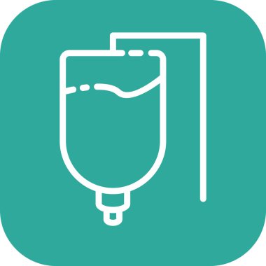 Drip simgesi soyut arkaplanda izole edildi