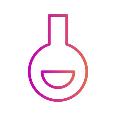 Soyut arkaplanda izole edilmiş matara simgesi