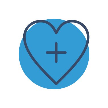  soyut arkaplanda izole edilmiş sağlık simgesi