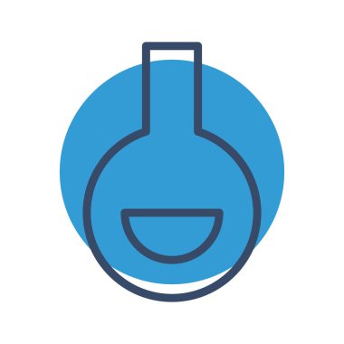 Soyut arkaplanda izole edilmiş matara simgesi