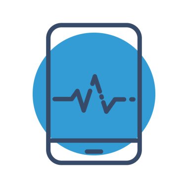 Çevrimiçi Doğrulama simgesi soyut arkaplanda izole edildi