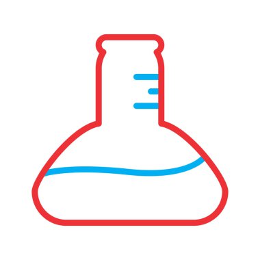 Test simgesi soyut arkaplanda izole edildi