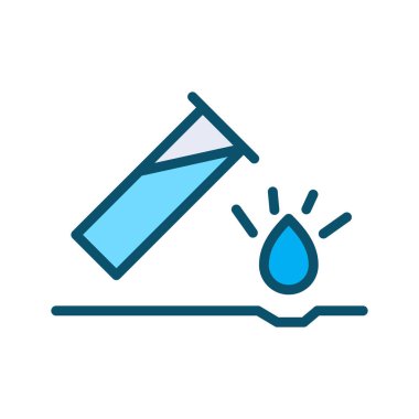 Soyut arkaplanda kan testi simgesi izole edildi
