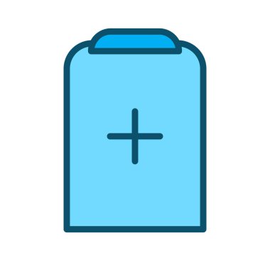 tıbbi pano simgesi soyut arkaplanda izole edildi