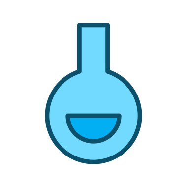 Soyut arkaplanda izole edilmiş matara simgesi