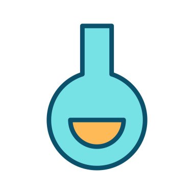 Soyut arkaplanda izole edilmiş matara simgesi