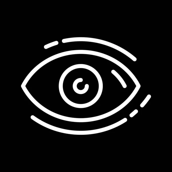 Icono del ojo aislado sobre fondo abstracto — Archivo Imágenes Vectoriales