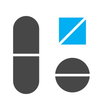 tıp simgesi soyut arkaplanda izole edildi