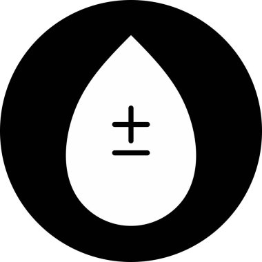 Soyut arkaplanda kan simgesi izole edildi