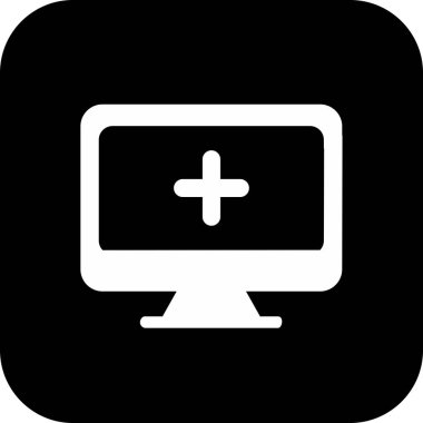 tıbbi simge soyut arkaplanda izole edildi