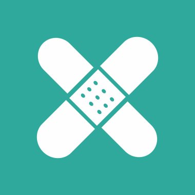 tıbbi simge soyut arkaplanda izole edildi