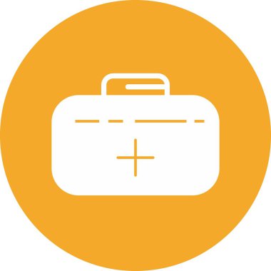 tıbbi simge soyut arkaplanda izole edildi