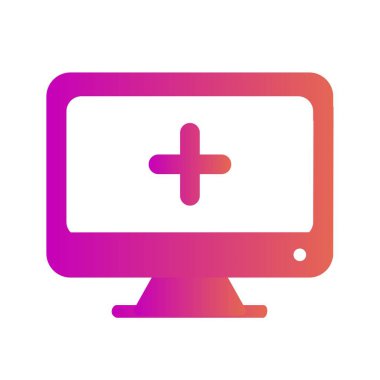 tıbbi simge soyut arkaplanda izole edildi