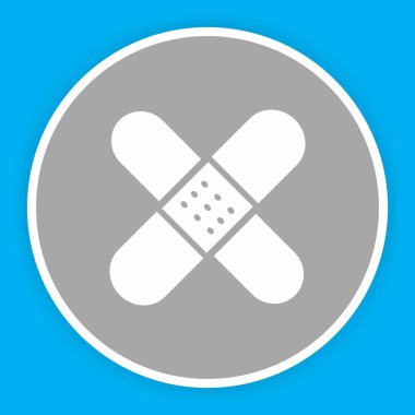 tıbbi simge soyut arkaplanda izole edildi