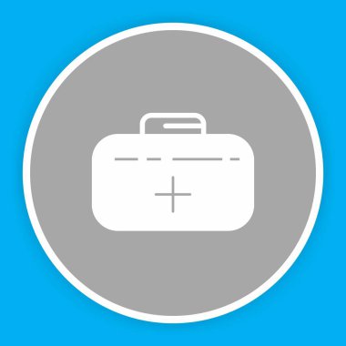 tıbbi simge soyut arkaplanda izole edildi