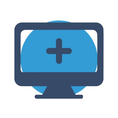 tıbbi simge soyut arkaplanda izole edildi