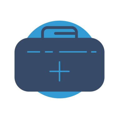 tıbbi simge soyut arkaplanda izole edildi