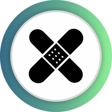 tıbbi simge soyut arkaplanda izole edildi