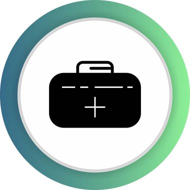 tıbbi simge soyut arkaplanda izole edildi