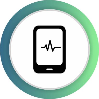 tıbbi simge soyut arkaplanda izole edildi