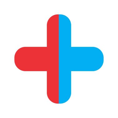 tıbbi simge soyut arkaplanda izole edildi