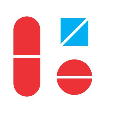 tıbbi simge soyut arkaplanda izole edildi