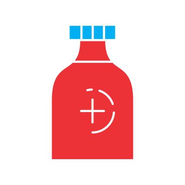 tıbbi simge soyut arkaplanda izole edildi