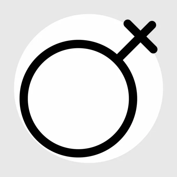 Simple Sexo Icono Aislado Abstracto Fondo — Vector de stock