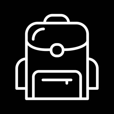 Soyut arkaplanda torba simgesi izole edildi