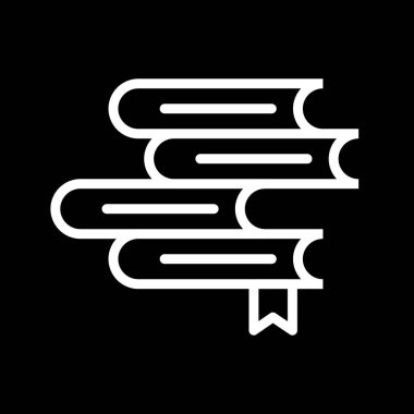 Soyut arkaplanda kitap simgesi izole edildi