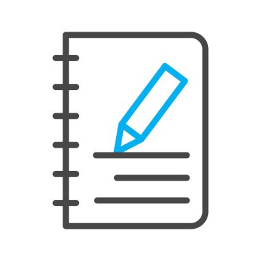 Soyut arkaplanda belge simgesini düzenle