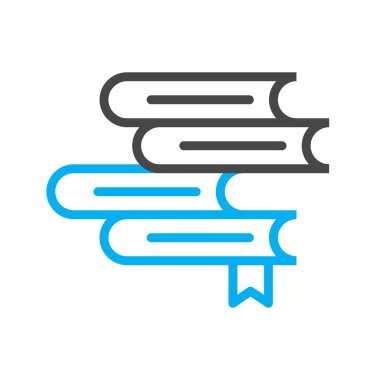 Soyut arkaplanda kitap simgesi izole edildi