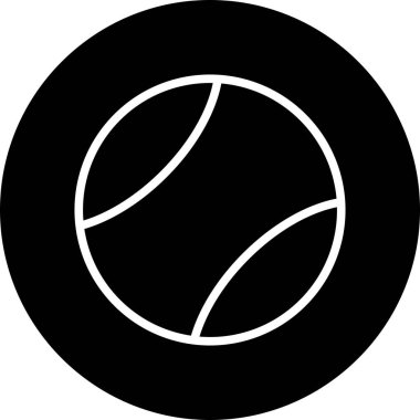 Soyut arkaplanda top simgesi izole edildi